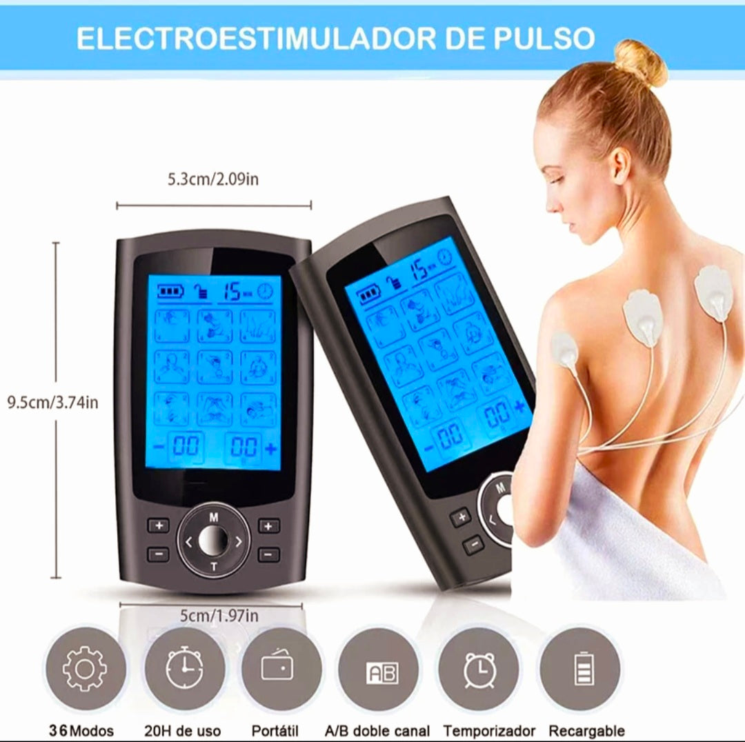 Electroestimulador muscular Tens EMS Massage